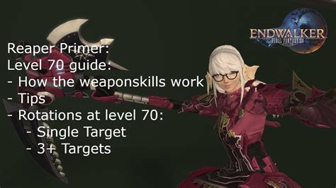 For further. . Ffxiv reaper stat priority